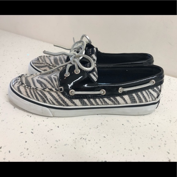 Sperry zebra print loafers womens size 7.5 - Picture 1 of 9